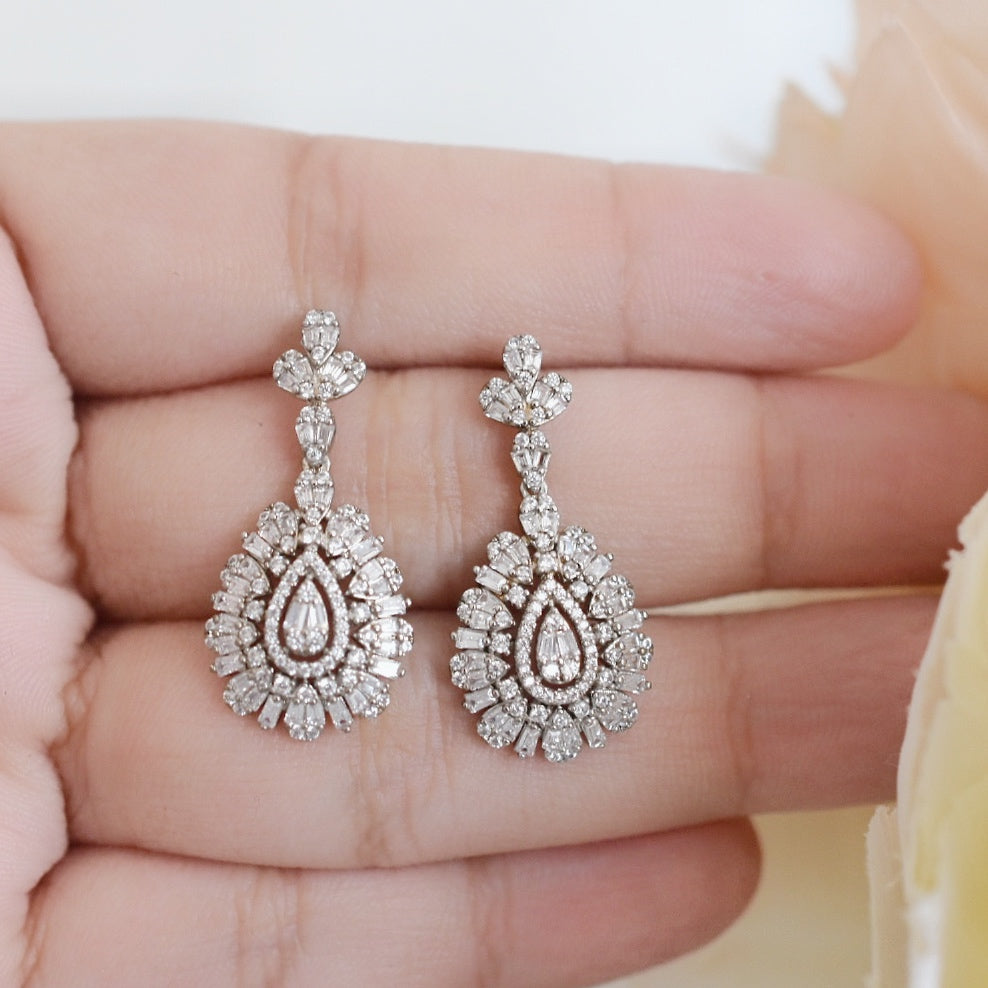 Aretes de Novia Cristal