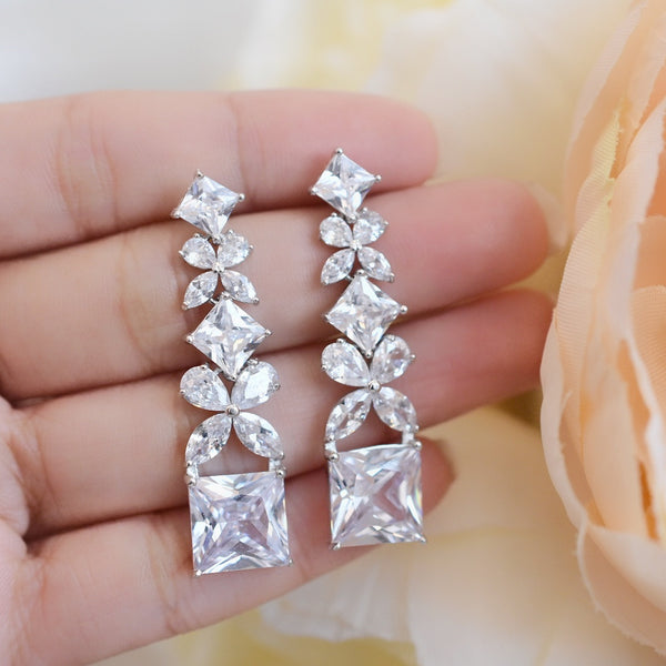 Aretes de Novia con Cristal