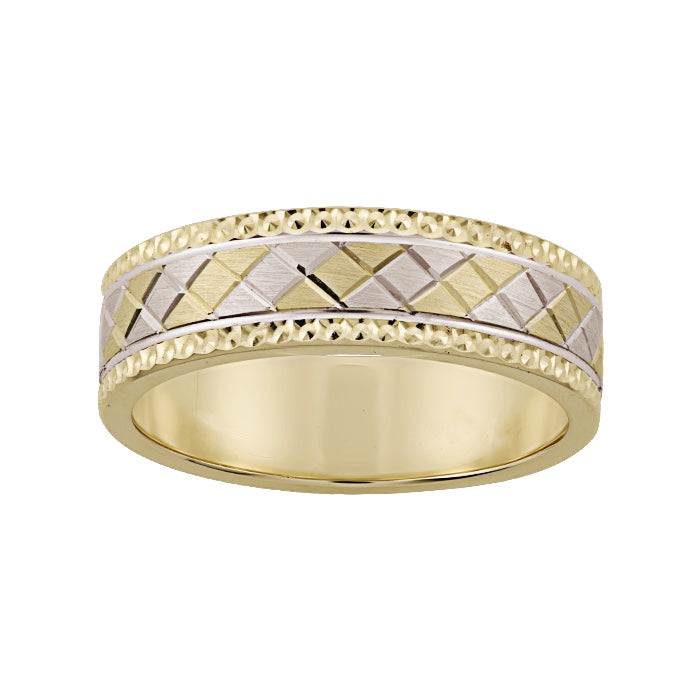 Argolla Matrimonial Oro 14k Mod. GJIP1-107