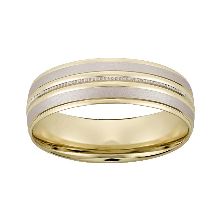 Argolla Matrimonial Oro 14k Mod. GJIP1-113