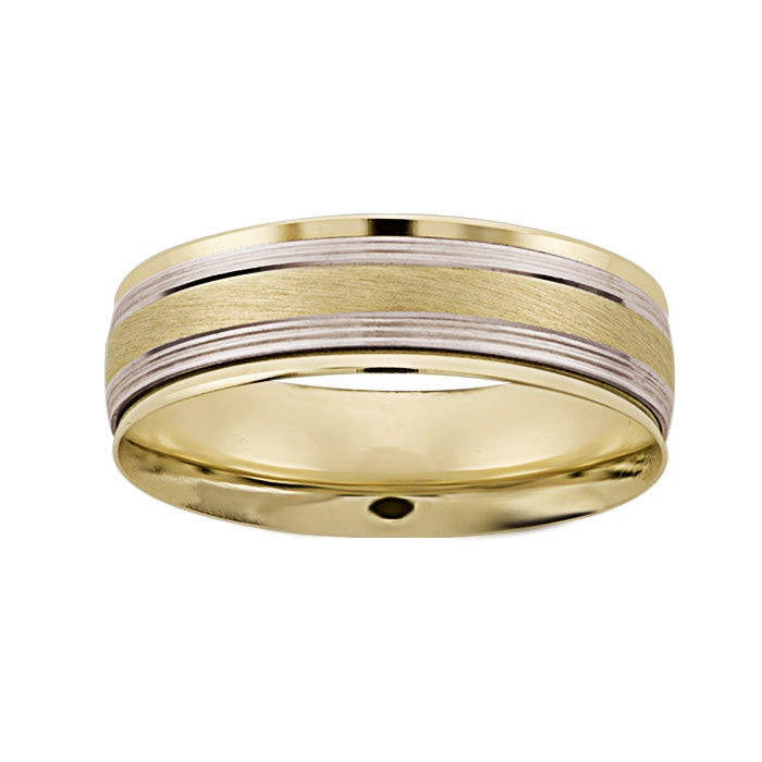 Argolla Matrimonial Oro 14k Mod. GJIP1-122