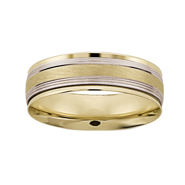 Argolla Matrimonial Oro 14k Mod. GJIP1-122