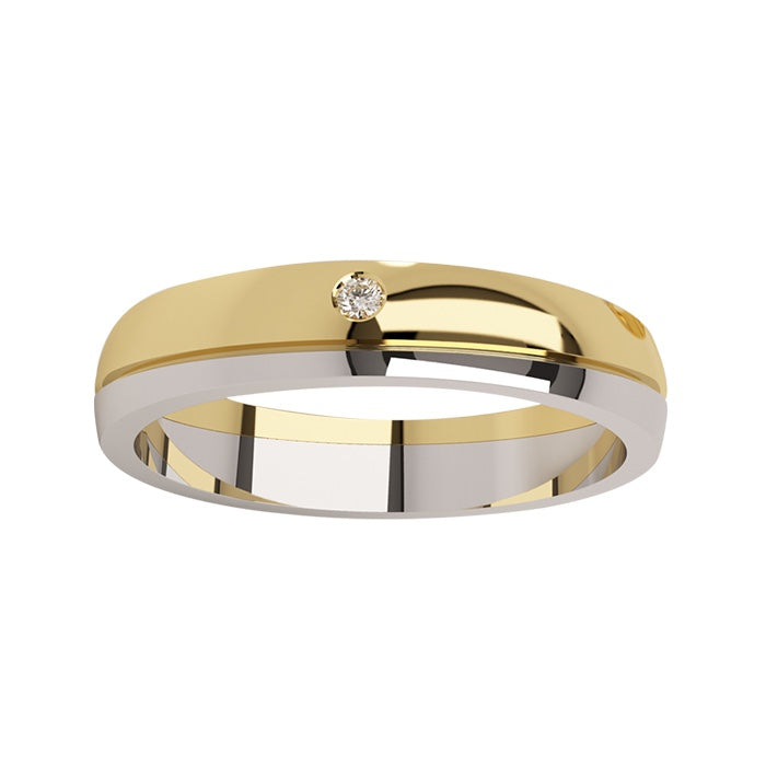 Argolla Matrimonial Oro 14k Mod. GJIP1-116