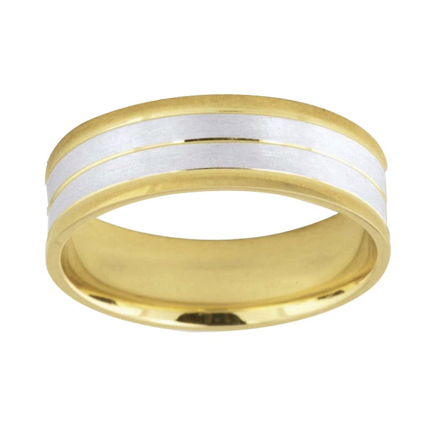 Argolla Matrimonial Oro 14k Mod. GJIP1-106