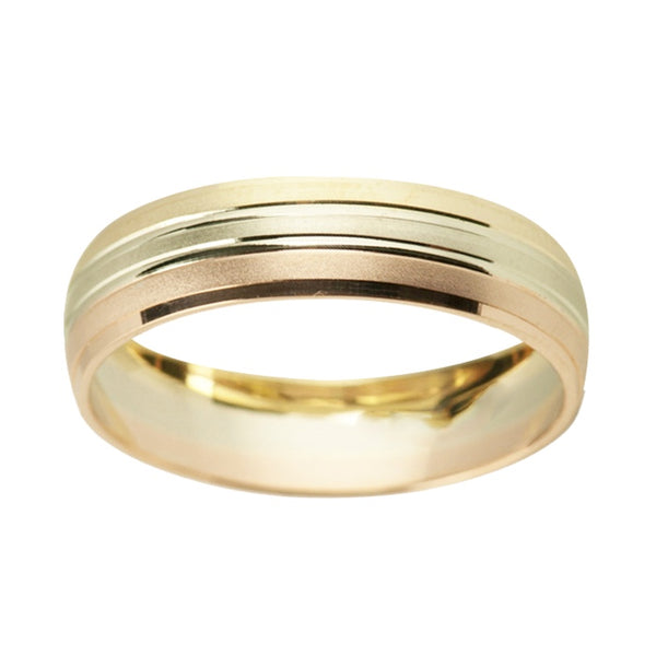 Argolla Matrimonial Oro 10k Mod. GJIP1-129