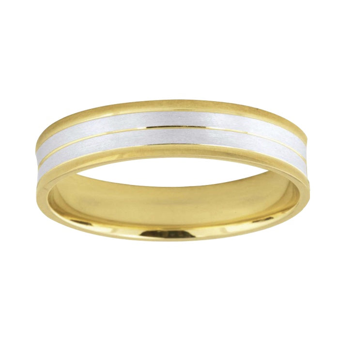 Argolla Matrimonial Oro 14k Mod. GJIP1-115