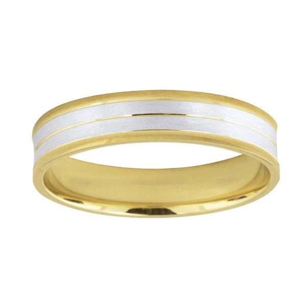 Argolla Matrimonial Oro 14k Mod. GJIP1-115