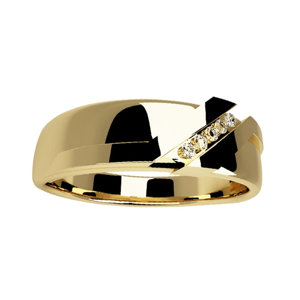 Argolla Matrimonio Oro 14K Mod. GJIP1-205