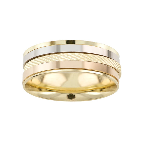 Argolla Matrimonial Oro 14k Mod. GJIP1-125