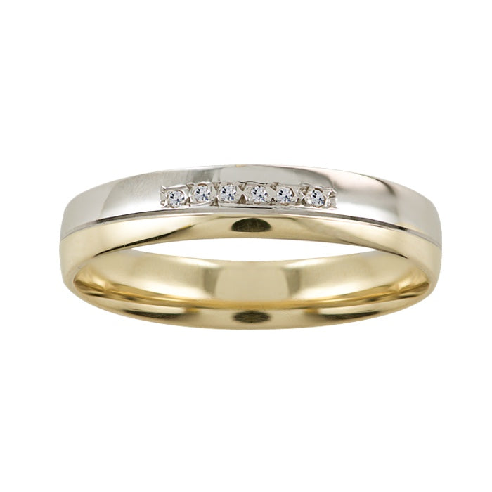 Argolla Matrimonial Oro 14k Mod. GJIP1-117