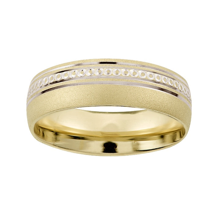Argolla Matrimonial Oro 14k Mod. GJIP1-092