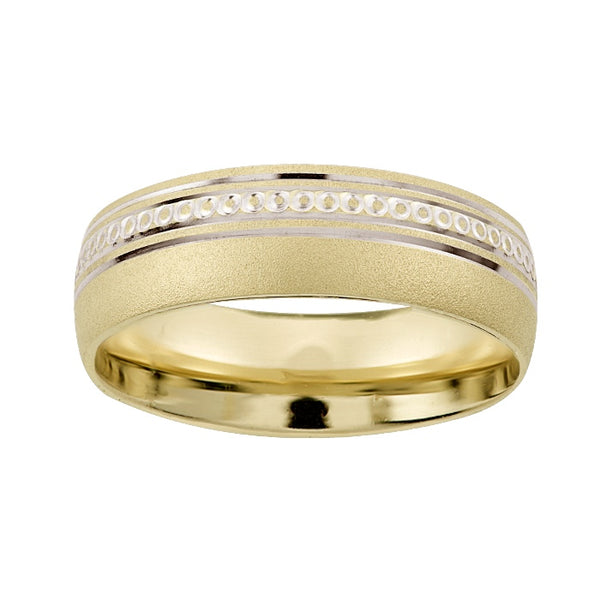 Argolla Matrimonial Oro 14k Mod. GJIP1-092