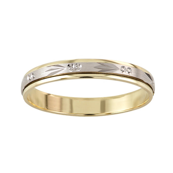 Argolla Matrimonial Oro 14k Mod. GJIP1-095