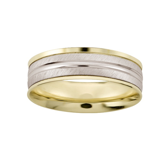 Argolla Matrimonial Oro 14k Mod. GJIP1-096