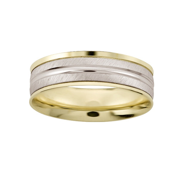 Argolla Matrimonial Oro 14k Mod. GJIP1-096