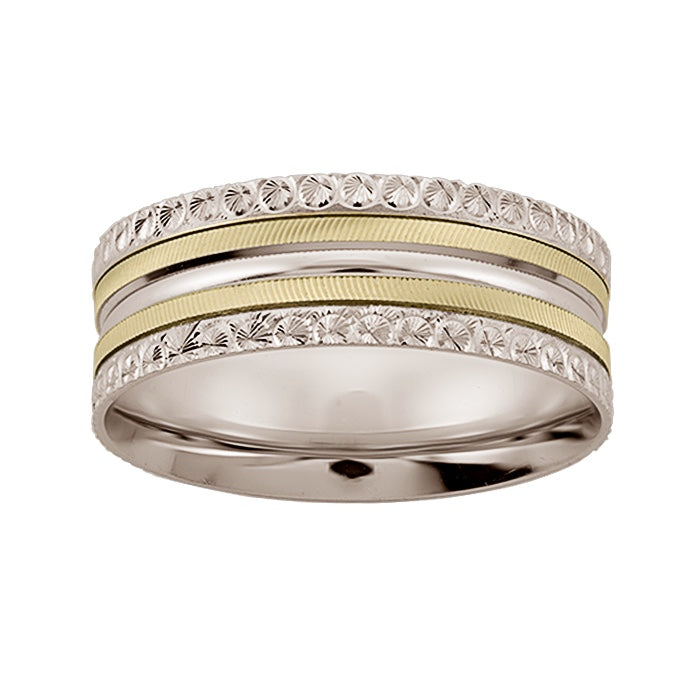 Argolla Matrimonial Oro 14k Mod. GJIP1-081