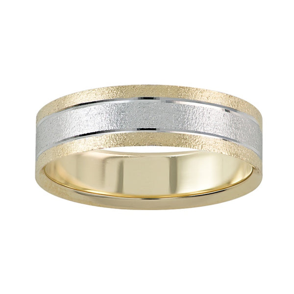 Argolla Matrimonio Oro 14k Mod. GJIP1-103