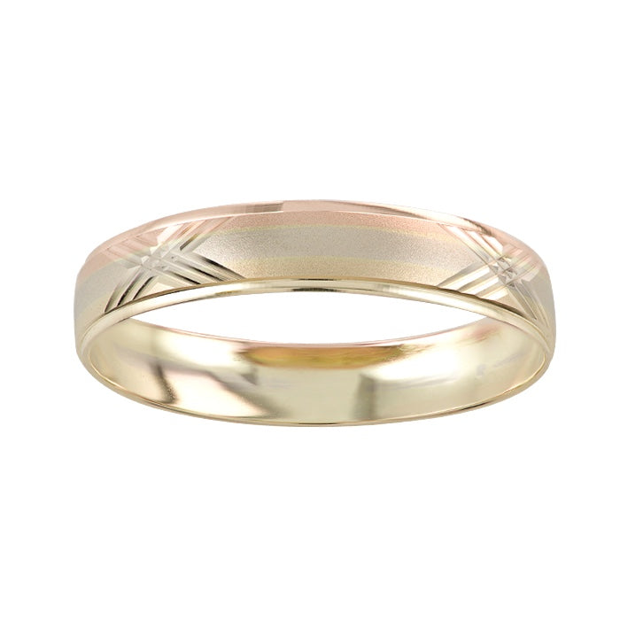 Argolla Matrimonial Oro 10k Mod. GJIP1-087