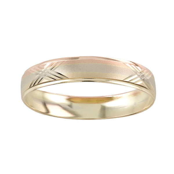 Argolla Matrimonial Oro 10k Mod. GJIP1-087