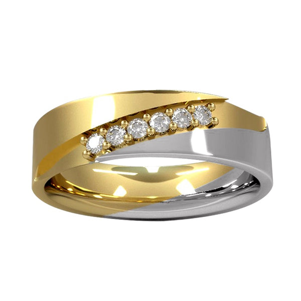 Argolla Matrimonial Oro 14k Mod. GJIP1-101
