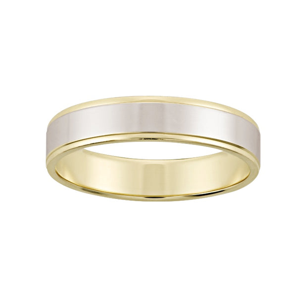 Argolla Matrimonial Oro 14k Mod. GJIP1-111