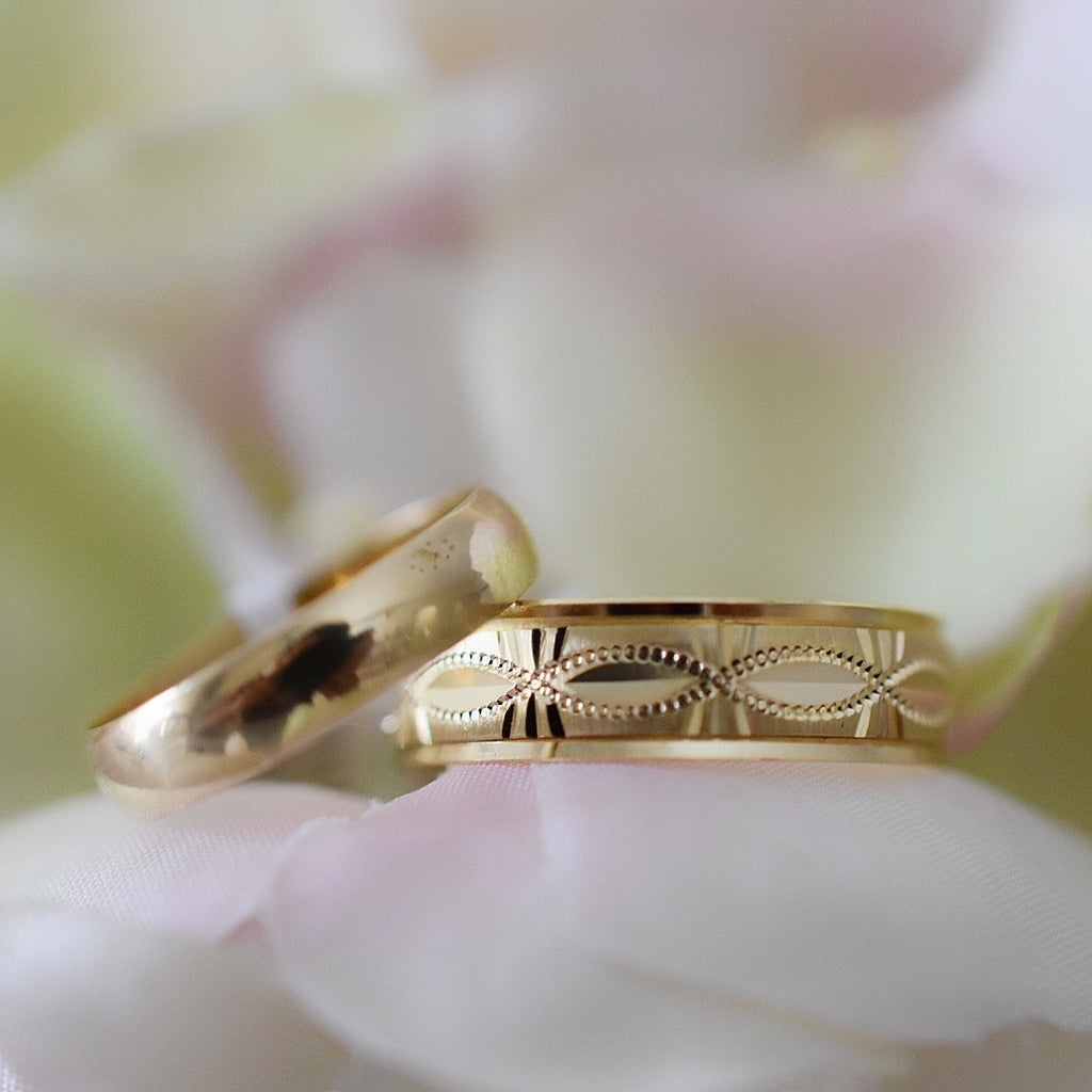 PAR Argollas Matrimoniales 14K D-720M4/111/2A4 C-120186/126/3A4