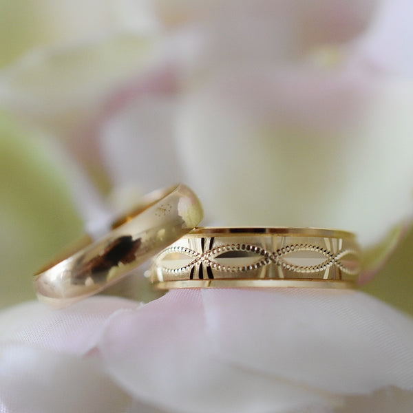 PAR Argollas Matrimoniales 14K D-720M4/111/2A4 C-120186/126/3A4