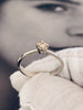 Anillo de Compromiso Diamantes Oro 14k 21183o