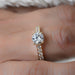 Anillo Compromiso Oro 14k Mod. GJIP45-001