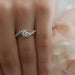 Anillo de Compromiso Oro Blanco 14k 176-4