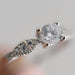 Anillo Compromiso Oro Blanco 14k 176/2