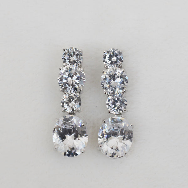 Arete Rodio Plata Zirconia AR11
