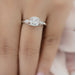 Anillo de Compromiso Diamante Oro Blanco 14k SK204536/349/2A40