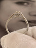 Anillo de Compromiso Diamantes Oro 14k 21219o