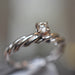Anillo Compromiso Diamante Oro Blanco 14k GJIP43-0512P