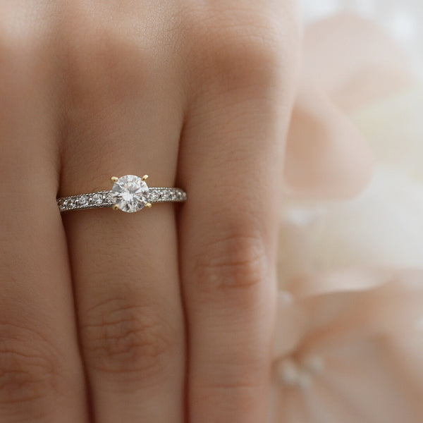 Anillo Compromiso Oro 14k Mod. GJIP45-009