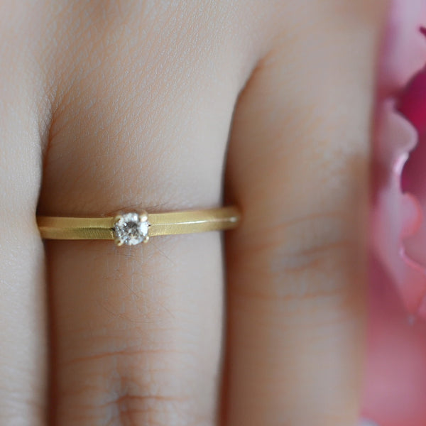Anillo Compromiso Diamante 14k Mod. 5216