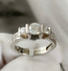 Anillo de Compromiso Oro Blanco 14k 176-8