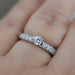 Anillo Compromiso Oro Blanco 14k 176/6