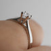 Anillo Compromiso Oro Blanco 14k 176/5