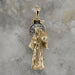 Dije Santísima Muerte Zirconia 3A3 Oro Amarillo 14K