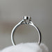 Anillo de Compromiso Diamantes 14k 21299ob