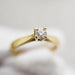 Anillo de Compromiso Diamante Oro Amarillo 14k 21350