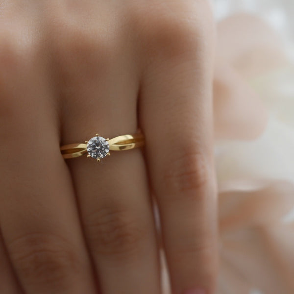 Anillo de Compromiso 14K 2A1