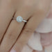 Anillo de Compromiso Diamante Oro Blanco 14k SK171475/279/1A15