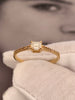 Anillo de Compromiso Oro Amarillo 14k 667p