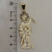 Dije Santísima Muerte 7.6 Oro Amarillo 14K