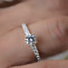 Anillo Compromiso Oro 14k Mod. GJIP45-009