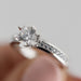 Anillo Compromiso Oro Blanco 14k 176/3