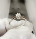Anillo de Compromiso Oro Blanco 14k 176-12